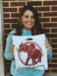 Christlyn Horst holds her prize pack